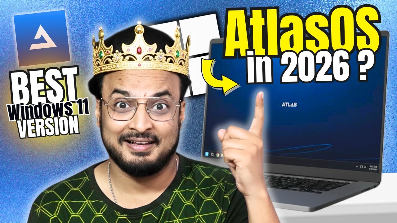 New AtlasOS 2026 - OPTIMIZED and Customized Version of Windows