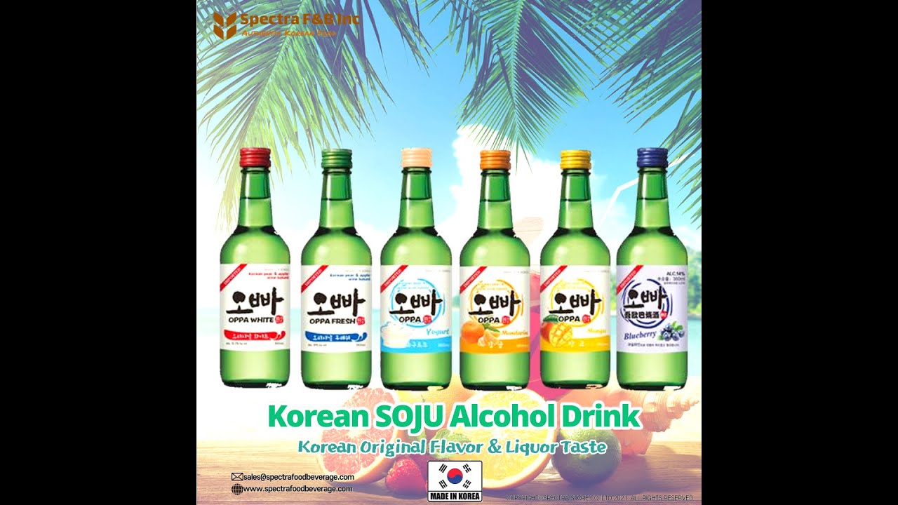 Soju,Korean Alcohol Drink,Korean Distilled Drink,Korean Liquor Spirit,Korean Original Fresh Soju