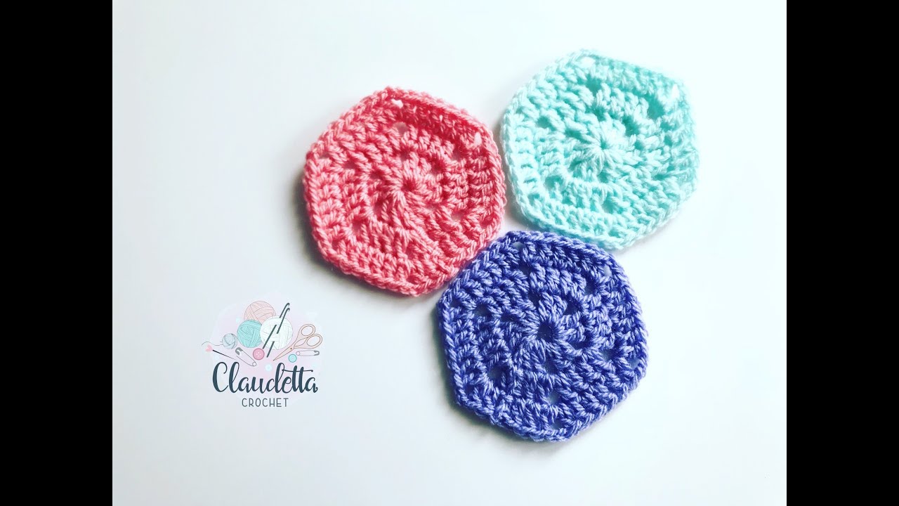 EINFACHES Hexagon häkeln / Sechseck häkeln für Anfänger