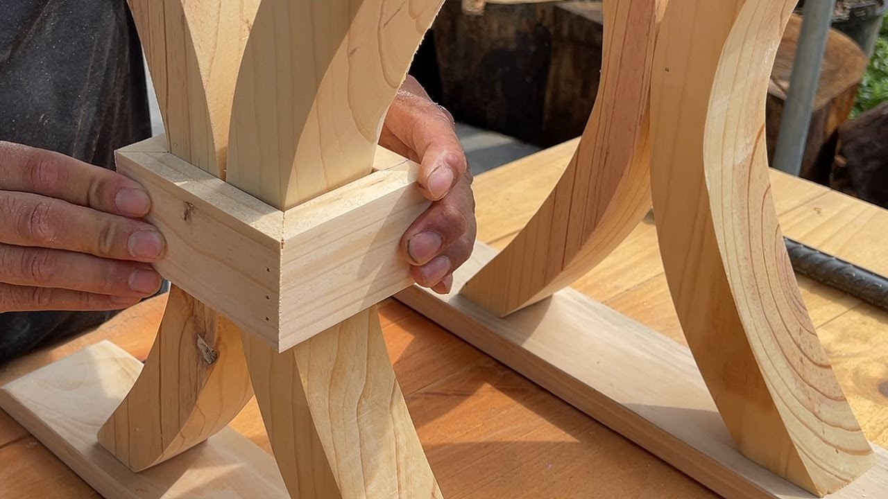 Watch How He Turns Waste Wood Into A Beautiful Table! // The Perfect Wood Recycling Project Ever