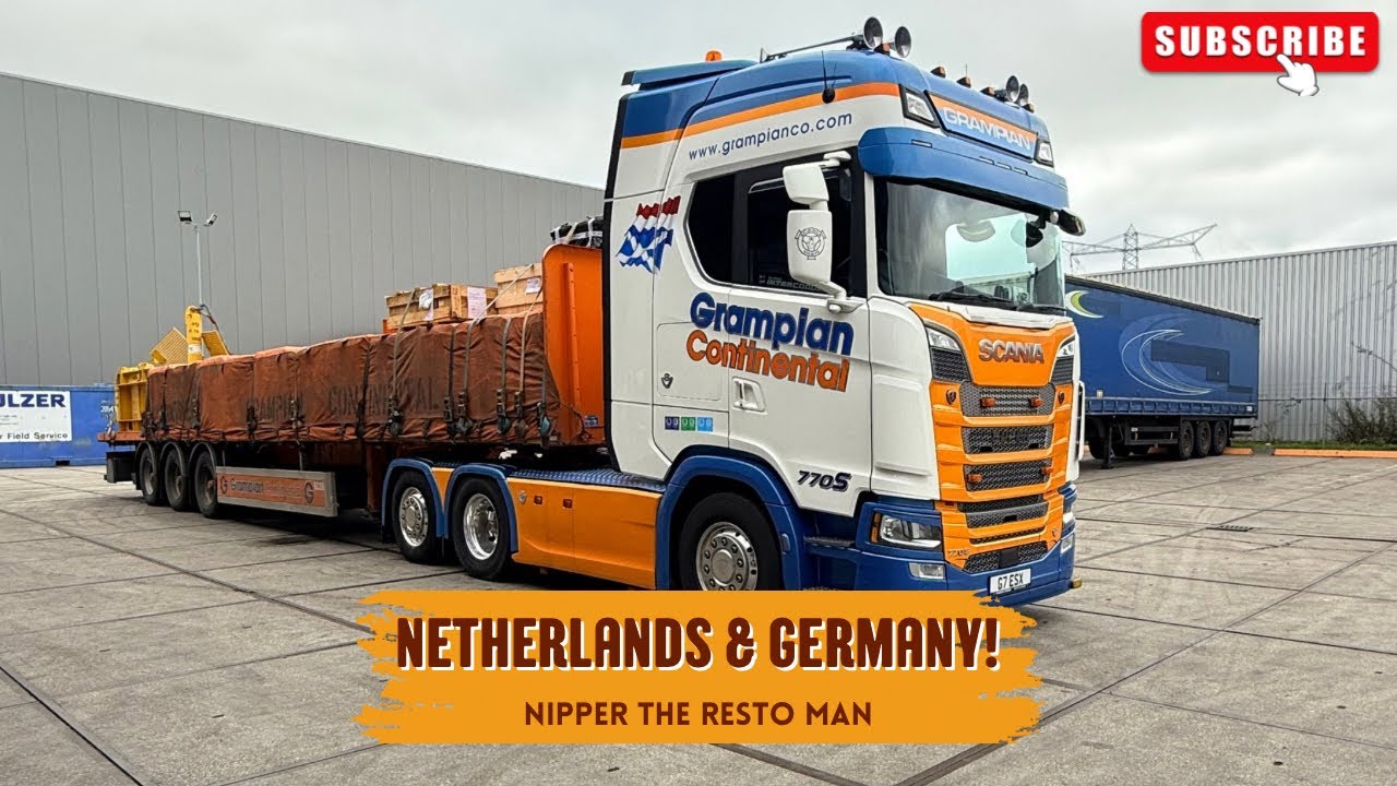 Living in a SCANIA S770: A Week Across Netherlands & Germany 🇳🇱 🇩🇪