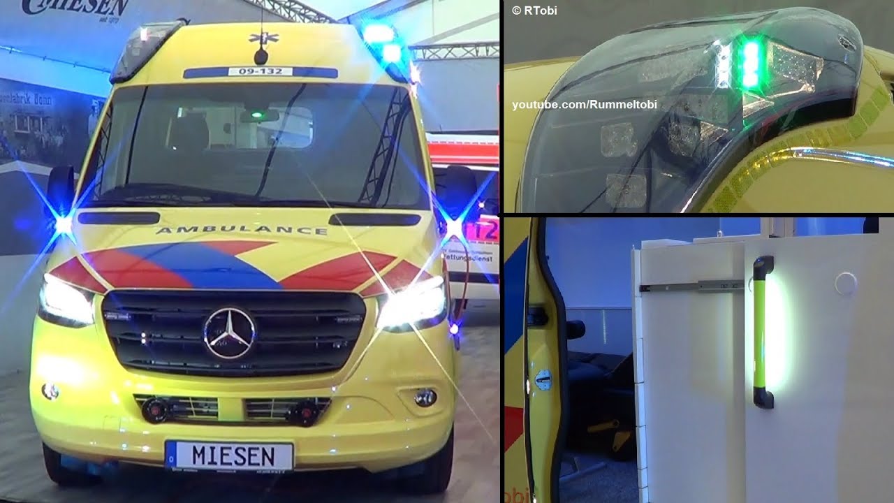 Dutch ambulance w/ an interesting pull out cabinet - Miesen - Rettmobil 2019 expo [GER | 5.2019]