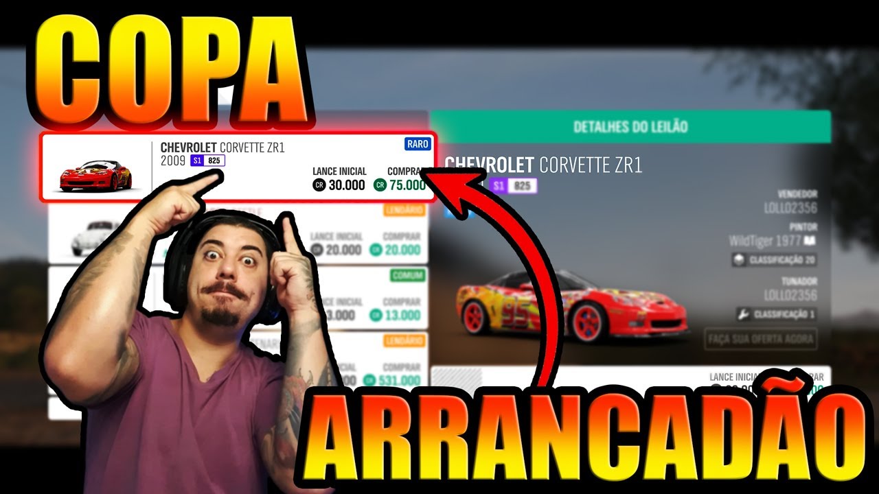 COPA ARRANCADÃO - FORZA HORIZON 4 ONLINE