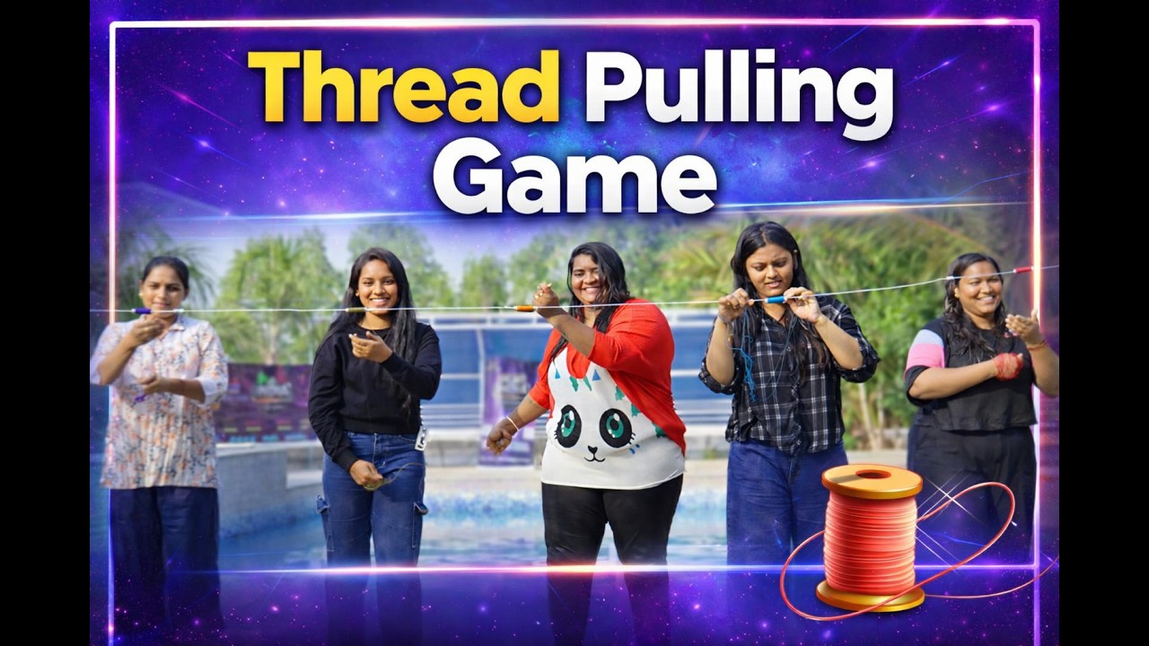 Thread pullinggame  |Play India Game Show| J1 Dance Company| #PRASAD_CORE | orus Srinu