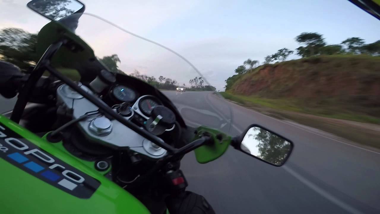 ROLE  KAWASAKI NINJA ZX7R 750 /POÇO FUNDO-MG / MACHADO-MG /GOPRO /HERO4 /MOTOCYCLE