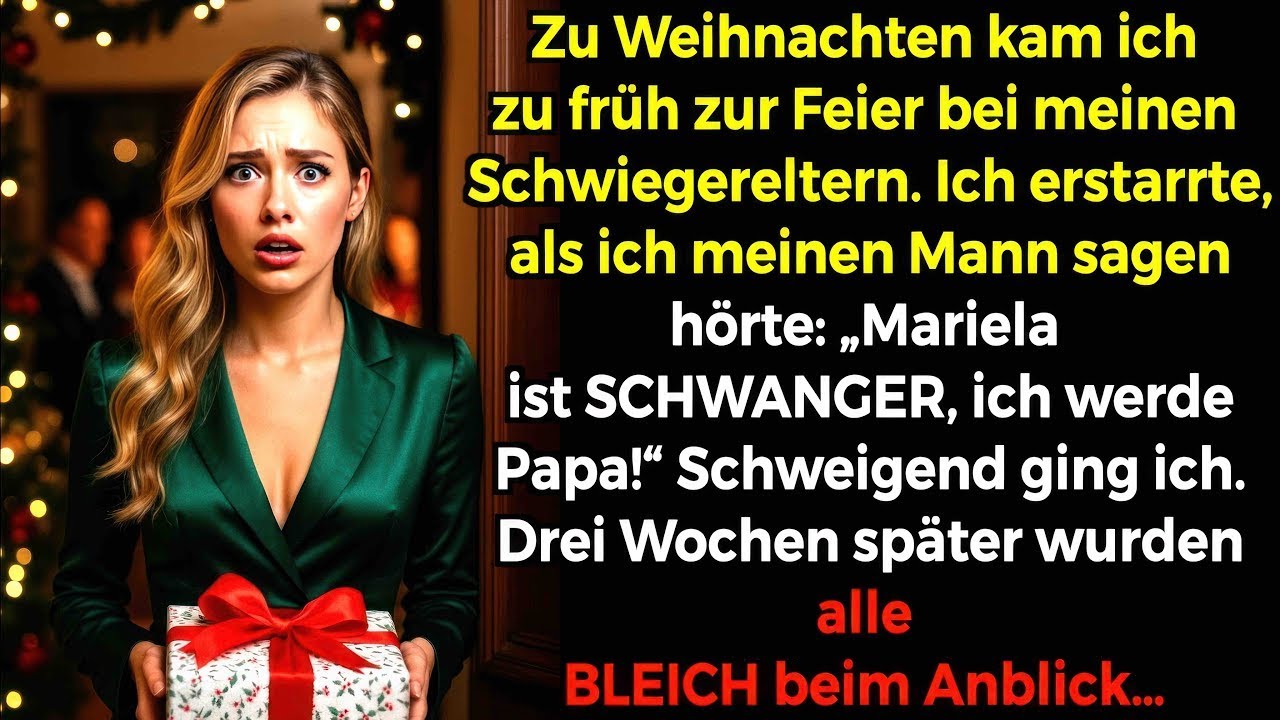 Ich kam früh, hörte meinen Mann die Schwangerschaft seiner Geliebten verkünden. 3 Wochen später...