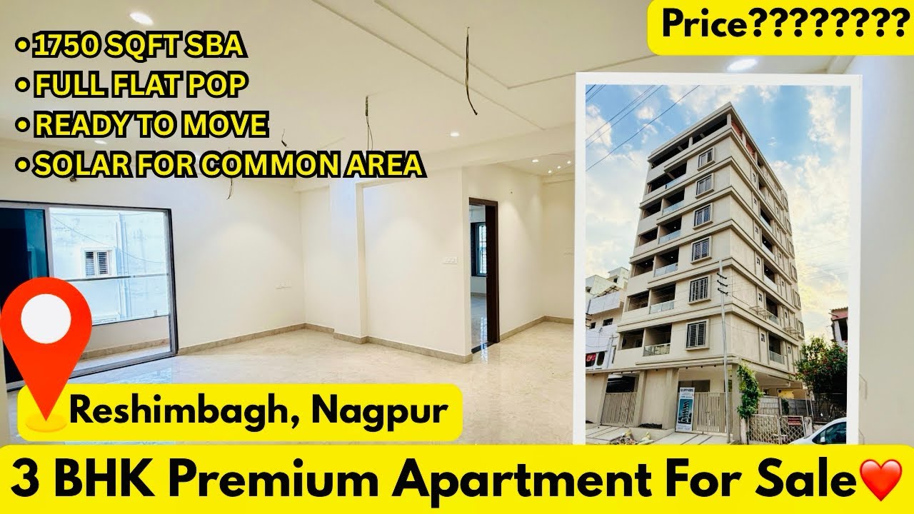 PREMIUM 3BHK Apartment For Sale In Nagpur Now #dreamhome #nagpur #3bhk 