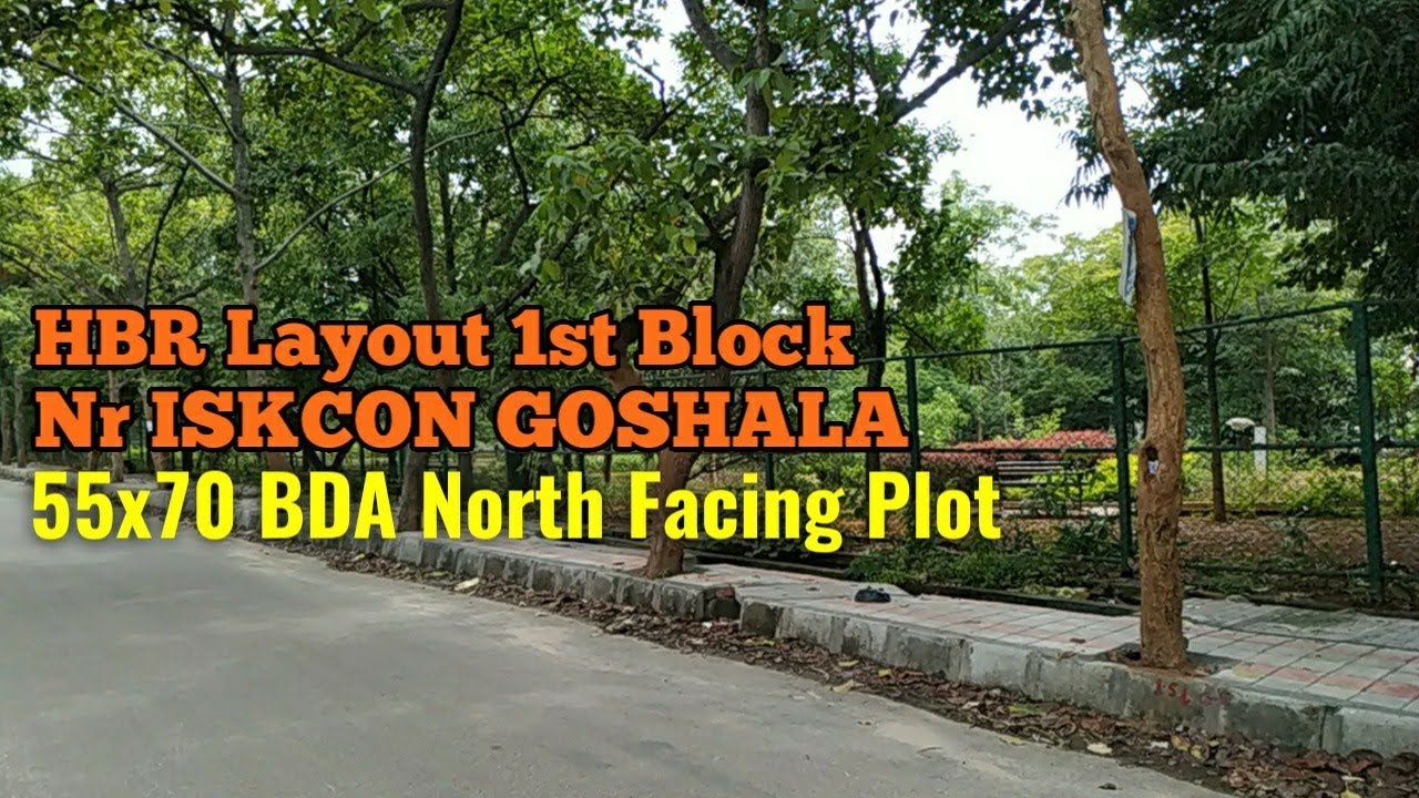 HBR Layout BDA 55x70 North Facing Plot Sold