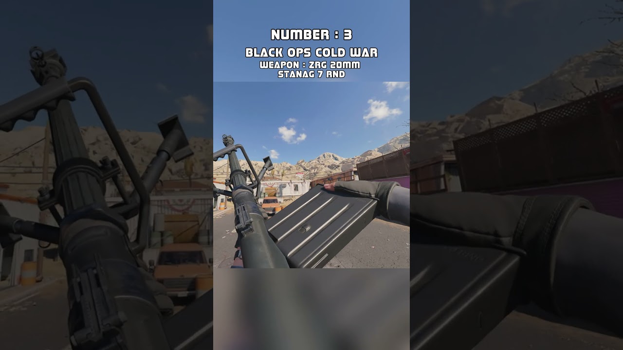 Top 4 Reload SNIPER Extended mag [Black ops COLD WAR ] #warzone #callofduty #gaming