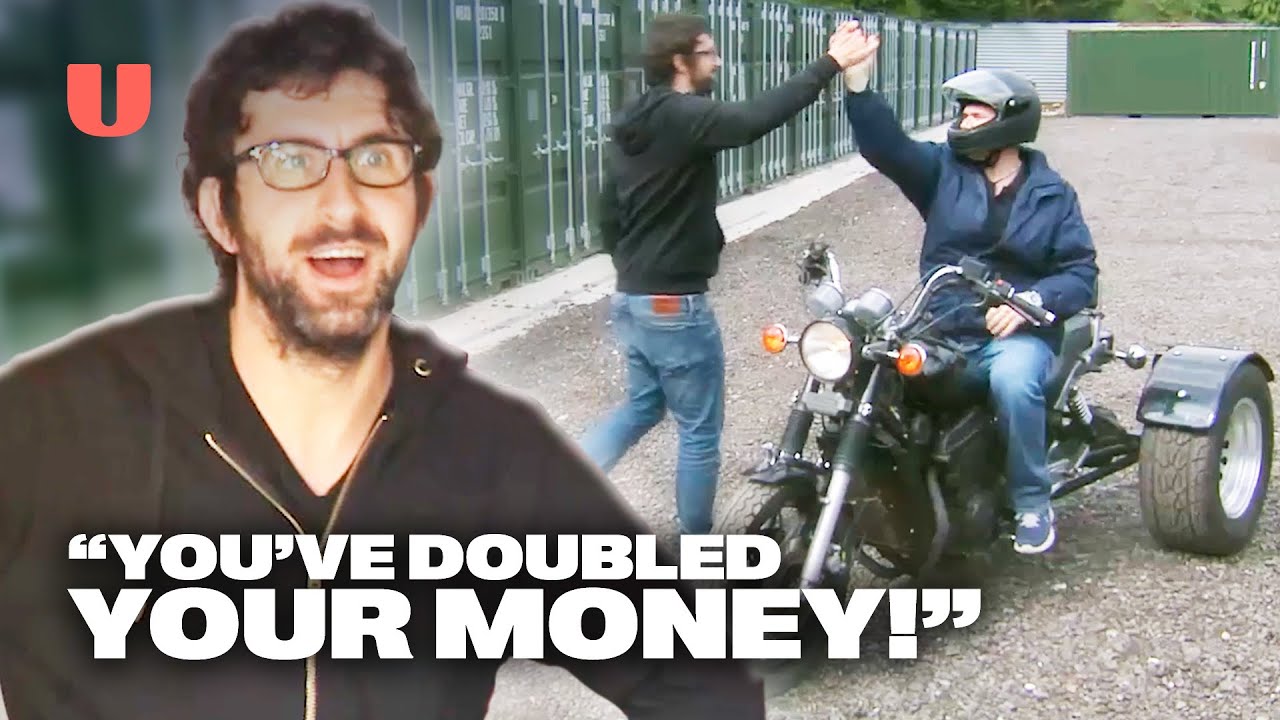 Mark Watson Uncovers a Spotless Kawasaki Trike | Celebrity Storage Hunters