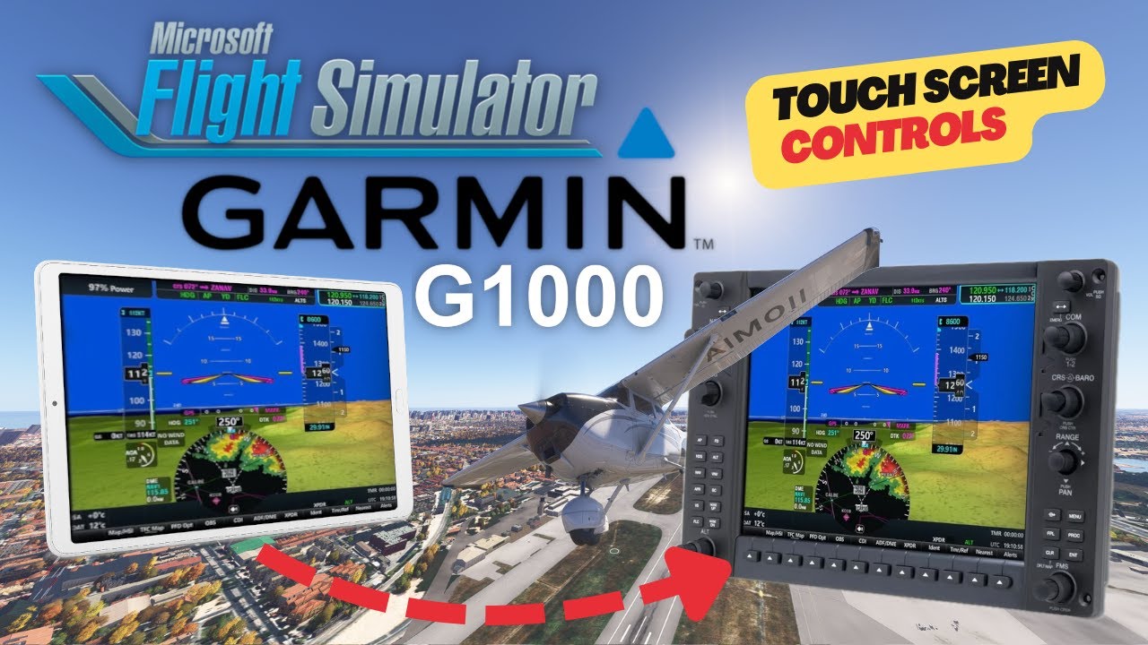 Control Garmin G1000 Softkeys with a Touch Screen | MSFS + Virtual Stream Deck