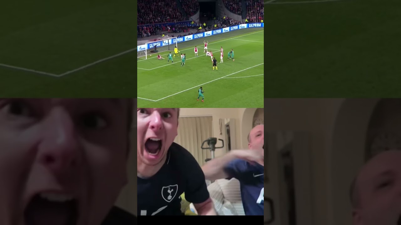 Tottenham fans react to Tottenham vs Ajax #football #soccer #footballedits #socceredits #tottenham