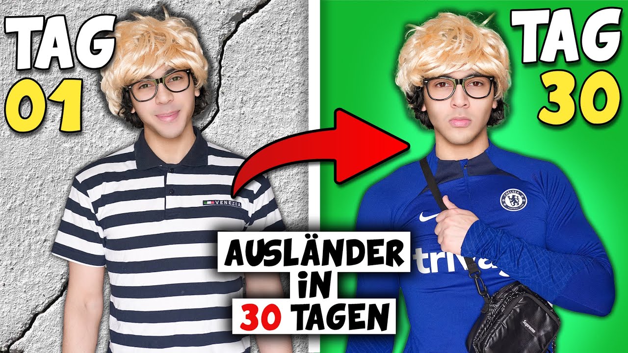 Wie man in 30 TAGEN Ausländer wird 😳😂 | Mohi__07