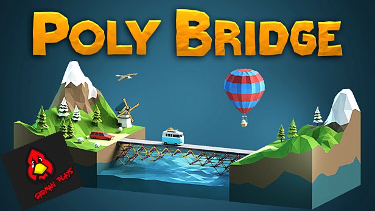 Poly Bridge PC Gameplay - Level 2 (1-6) - Crazy Designs