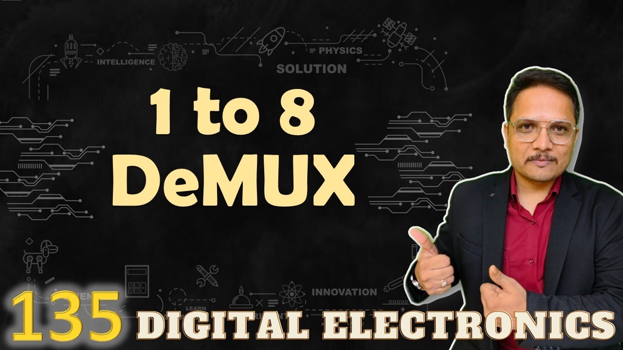 1 to 8 Demultiplexer Explained: Working, Truth Table, Boolean Expression, Circuit and Designing