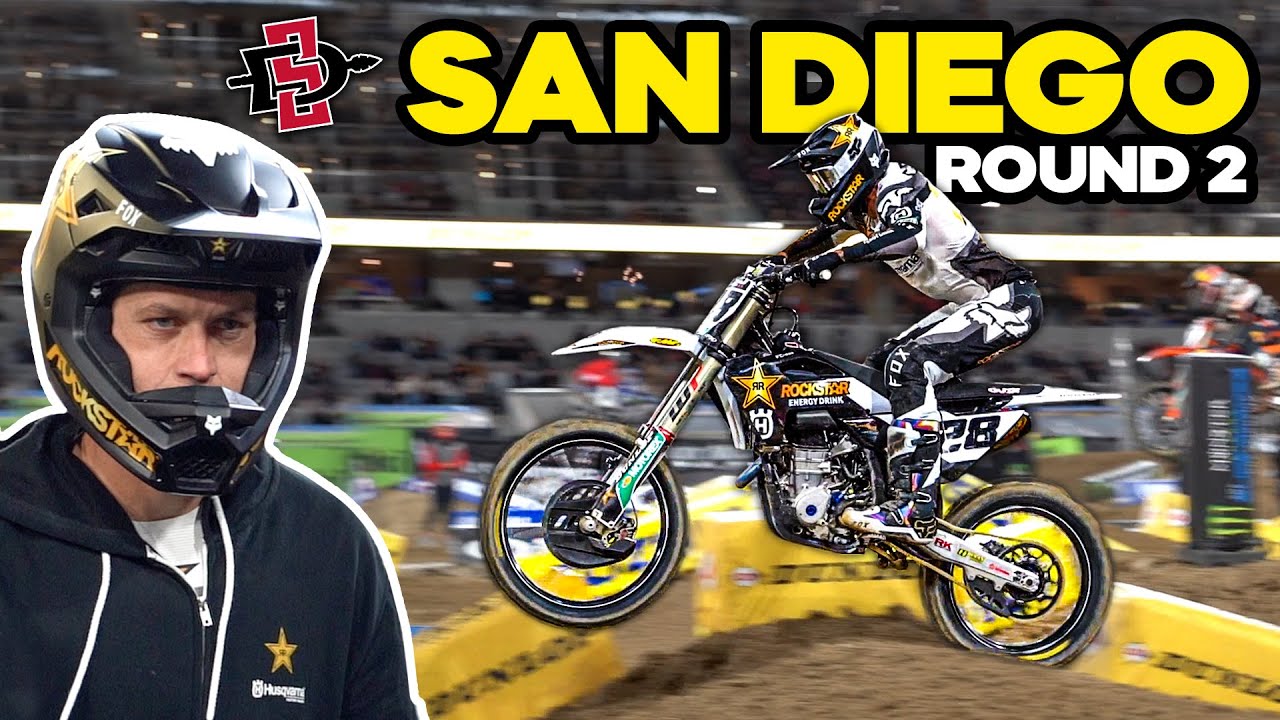 THE CRAIG FAMILY HOME TOWN SUPERCROSS RACE | San Diego Round 2