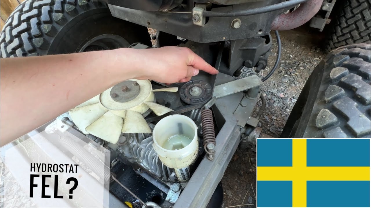 Svag åkgräsklippare? Trasig hydrostat? Kolla detta först!