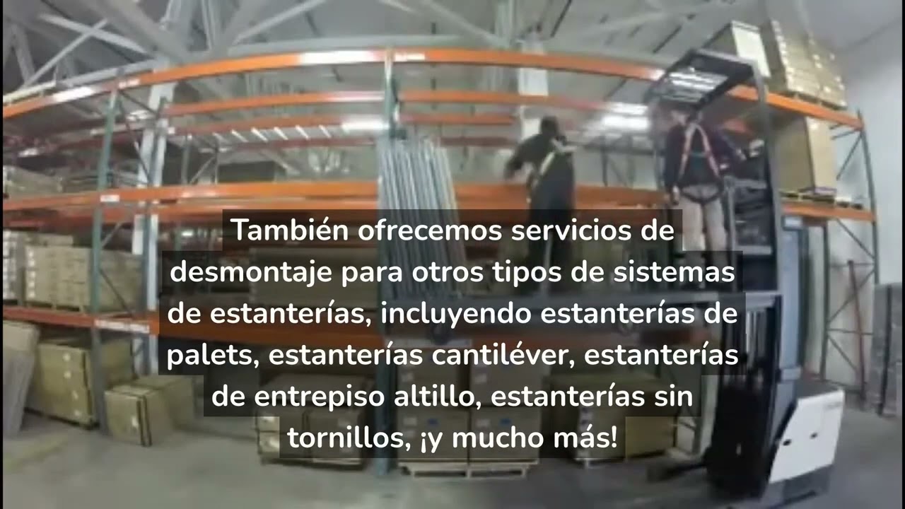 Estanterias Metálicas: DESMONTAJE y retirada en BARCELONA #shorts