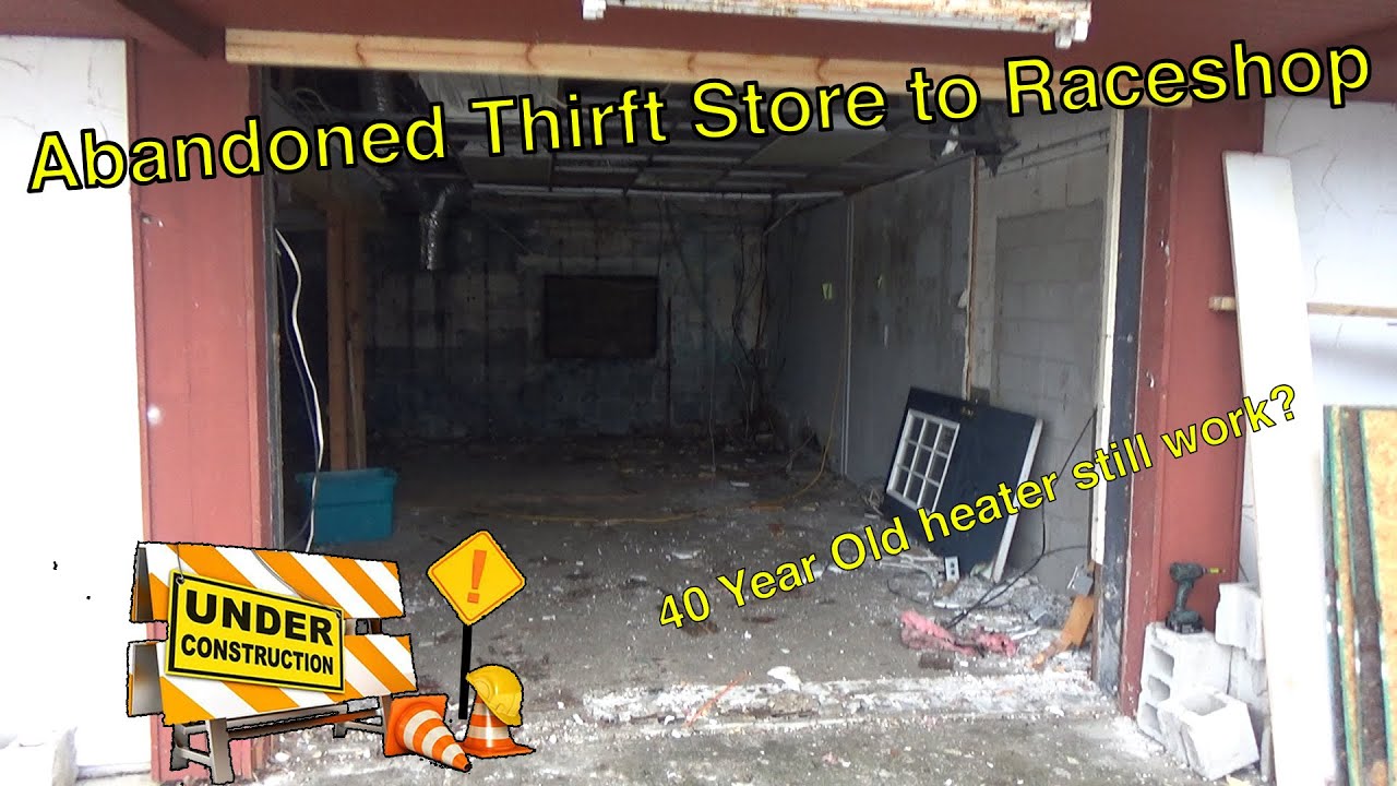 Abandoned Thrift store Turned Raceshop