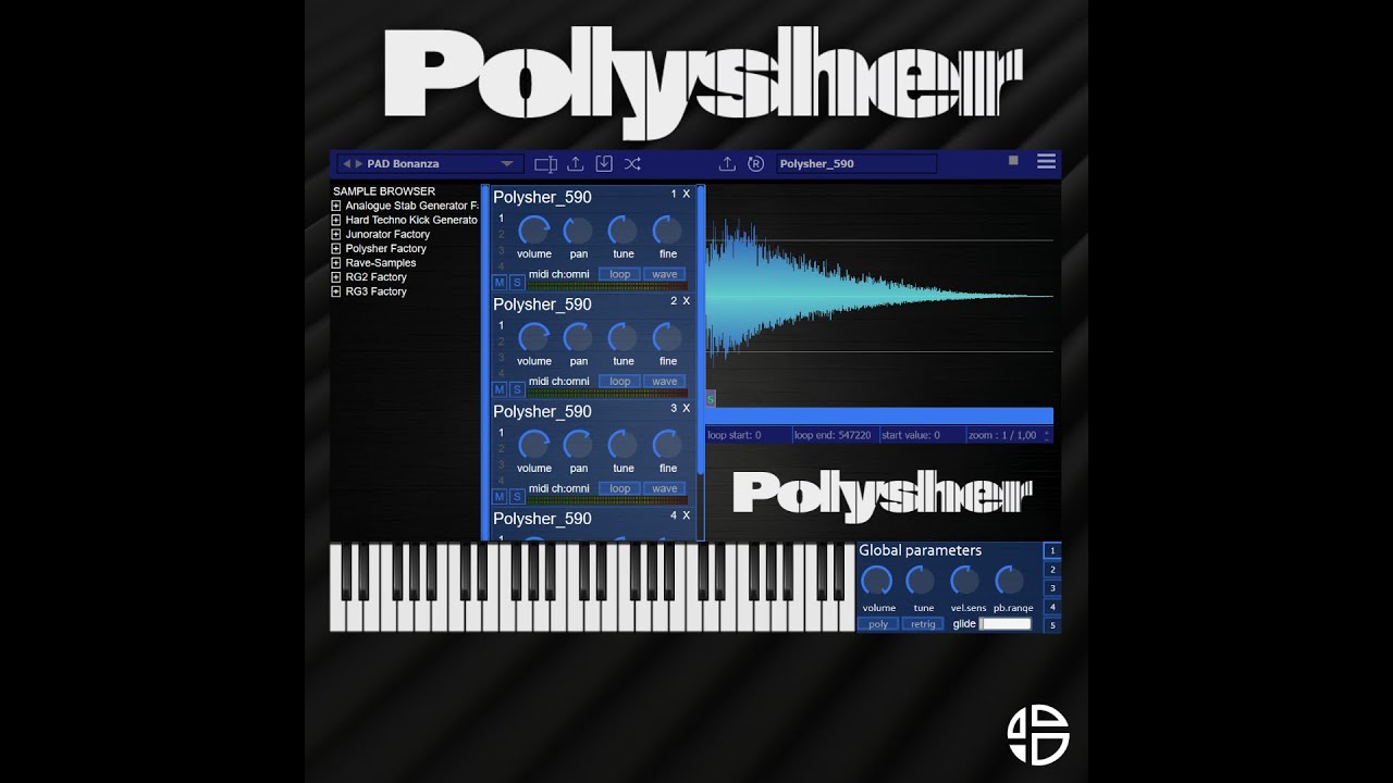 Polysher: Polysix Inspired Add-On for Rave Generator 3