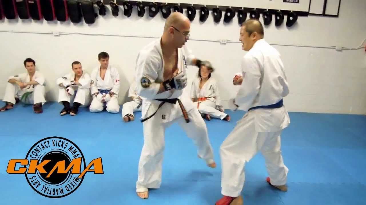 Kyokushin yellow belt testing 10 fights