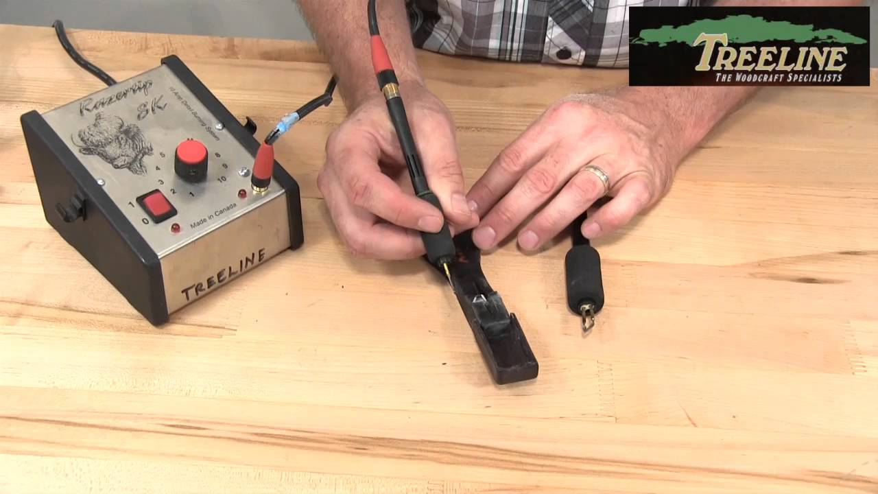 How to Use a Razertip Wood Burning Tip Cleaner - TreelineUSA.com