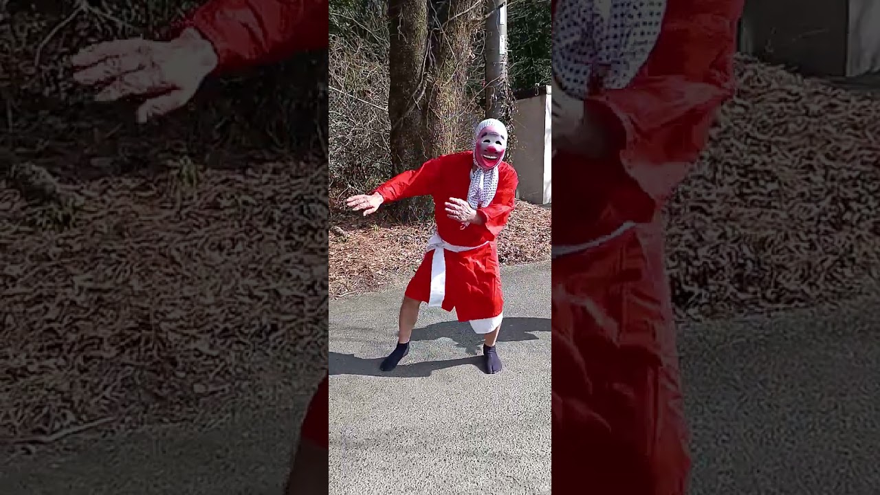 ひょっとこ踊り　初午祭　黒岩神社