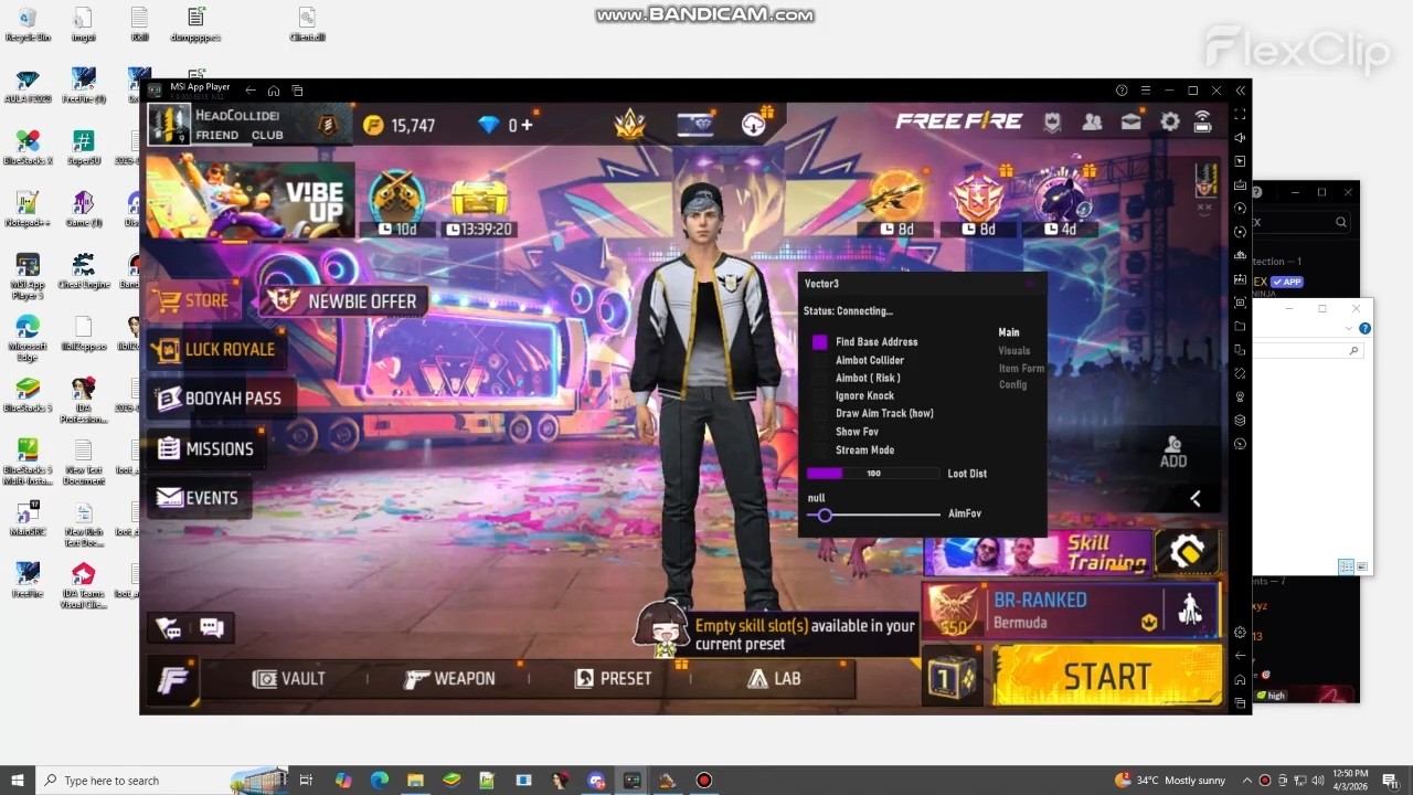 FREE PANEL PC OB52 GRATIS FREE FIRE | AIMBOT VISIBLE | ESP ITEM | ESP LINE | ANTI BAN 100 %✅