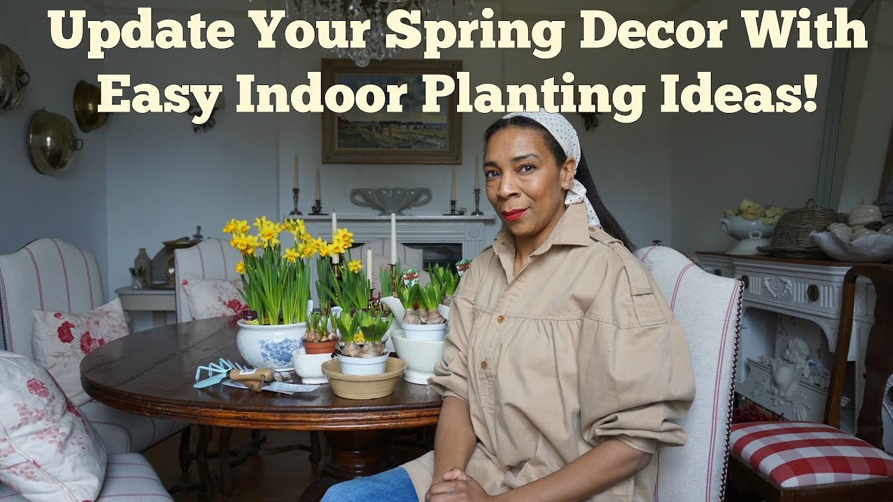 Easy Spring Flowers In Vintage Pots!