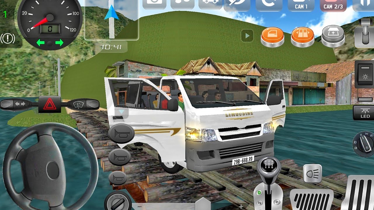 New Toyota Hiace Bus Drive 2025: Minibus Simulator Vietnam: Bus Game Android Gameplay