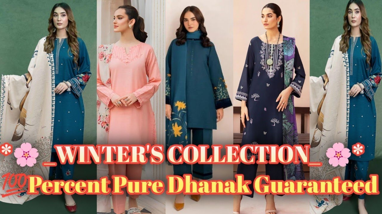 Pure Dhanak Guaranteed💯| URGE Winter Embroidered 3PC Collection#wintercollection #dhanakfabrics #fyp