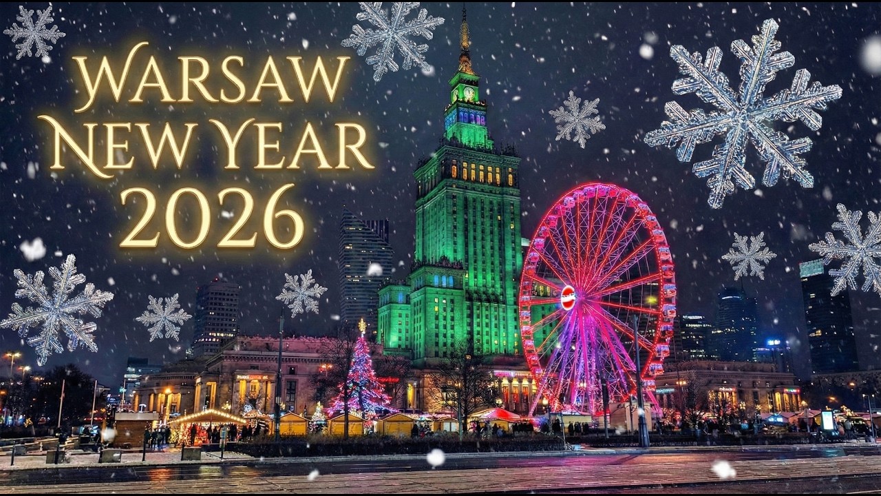 Warsaw Christmas Magical Old Town Winter Lights First Snow Poland New Year 2026