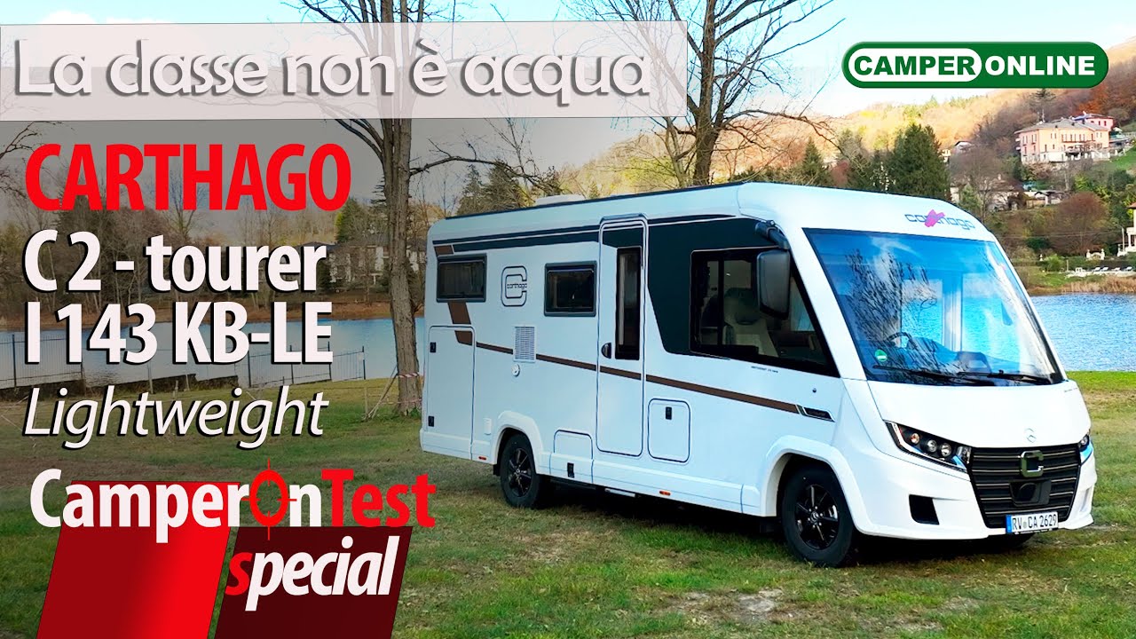 Carthago C2-tourer I 143 KB-LE: prestigio in patente B, un test nel suggestivo scenario di Valganna