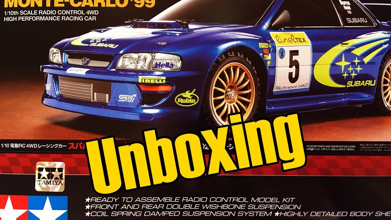 Tamiya Subaru Impreza Monte-Carlo 99 TT-02 Chassis Unboxing