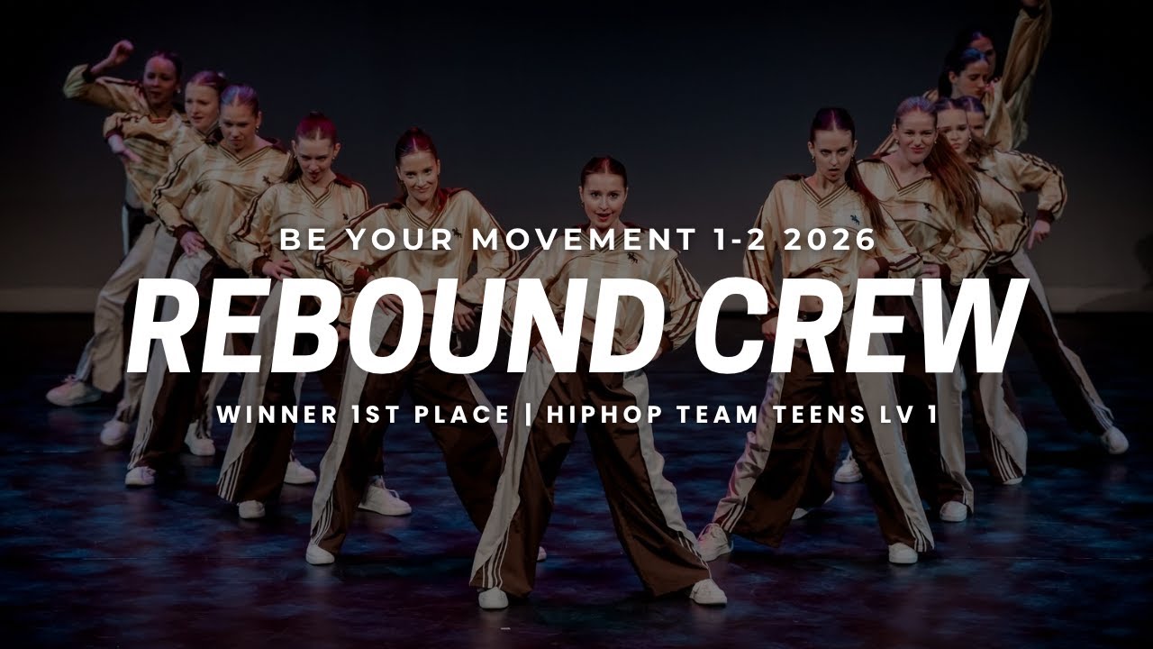 Rebound crew | 1st place and highest score | Hiphop Team Teens LV 1 | BYM 1-2-2026 Oosterhout