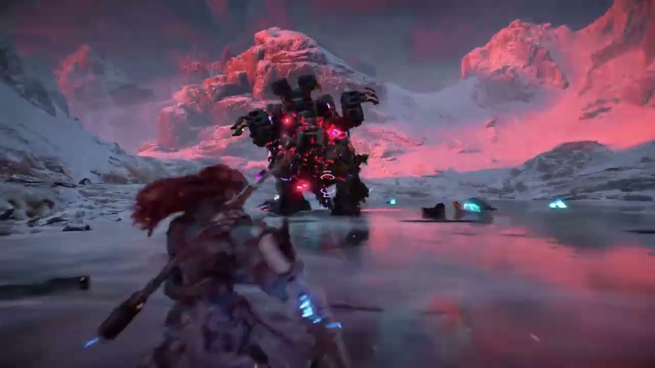 Horizon Forbidden West - Frozen Lake Apex Tremortusk