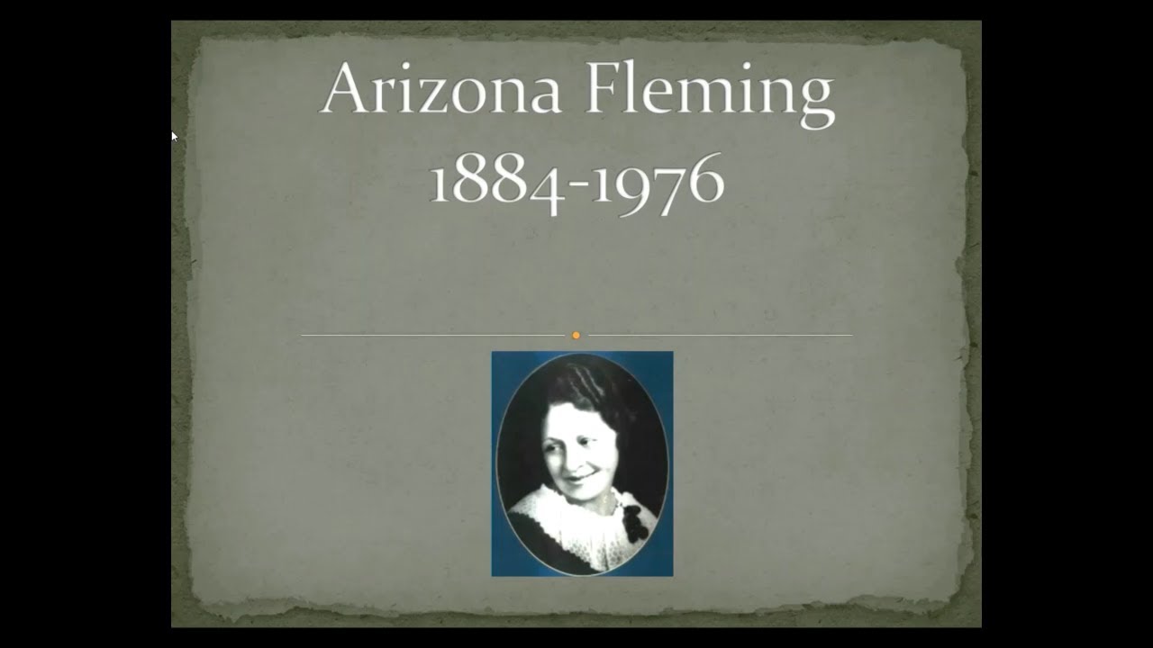 Fort Bend County History Highlight: Arizona Fleming (1884 - 1976)