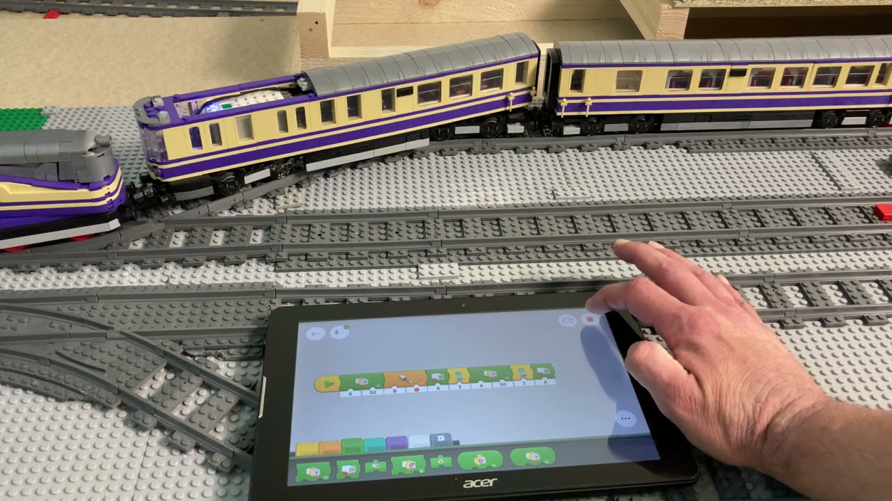 Dietmar´s Brick-World (65) Automation (2) Steuerung mit der App Powered UP