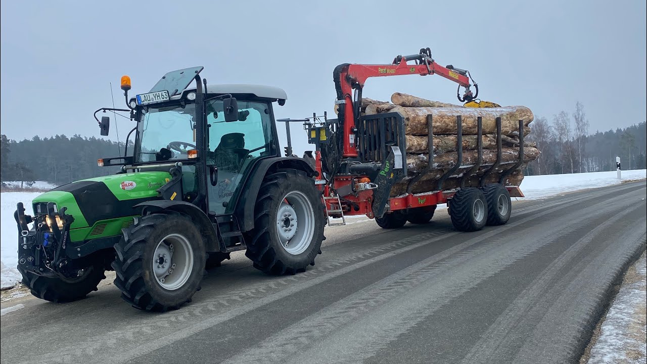 Erstes Holz 2026 mit Deutz und Perzl