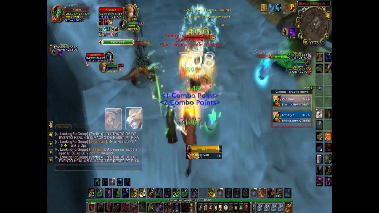 Druid feral Arena WoW-Brasil 3.3.5