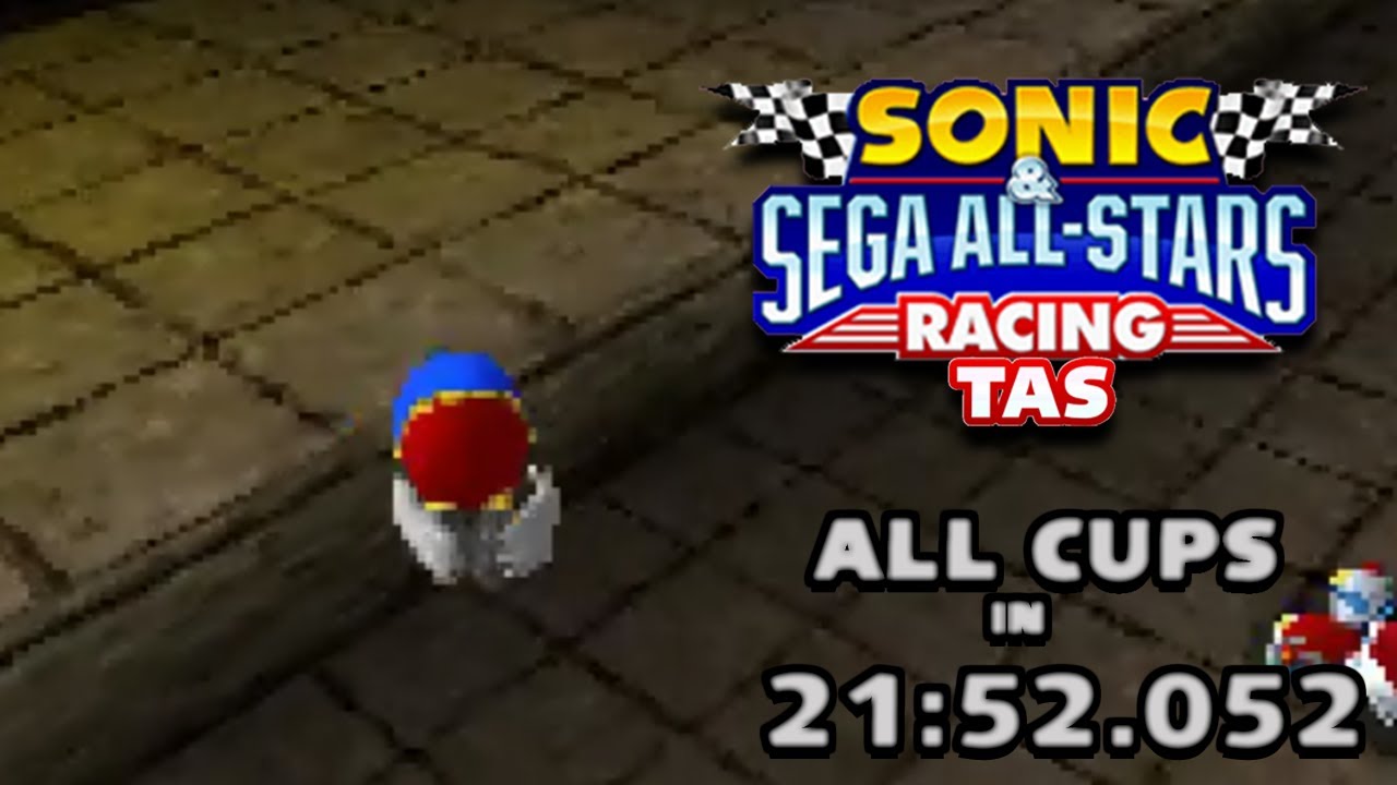 [SSASR DS TAS] All Cups Glitched - 21:52.052