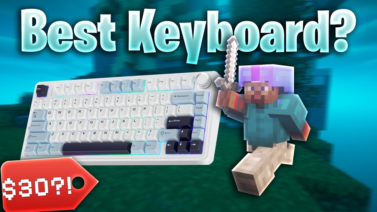 The BEST Budget Mechanical Keyboard (Aula F75) | Minecraft PvP
