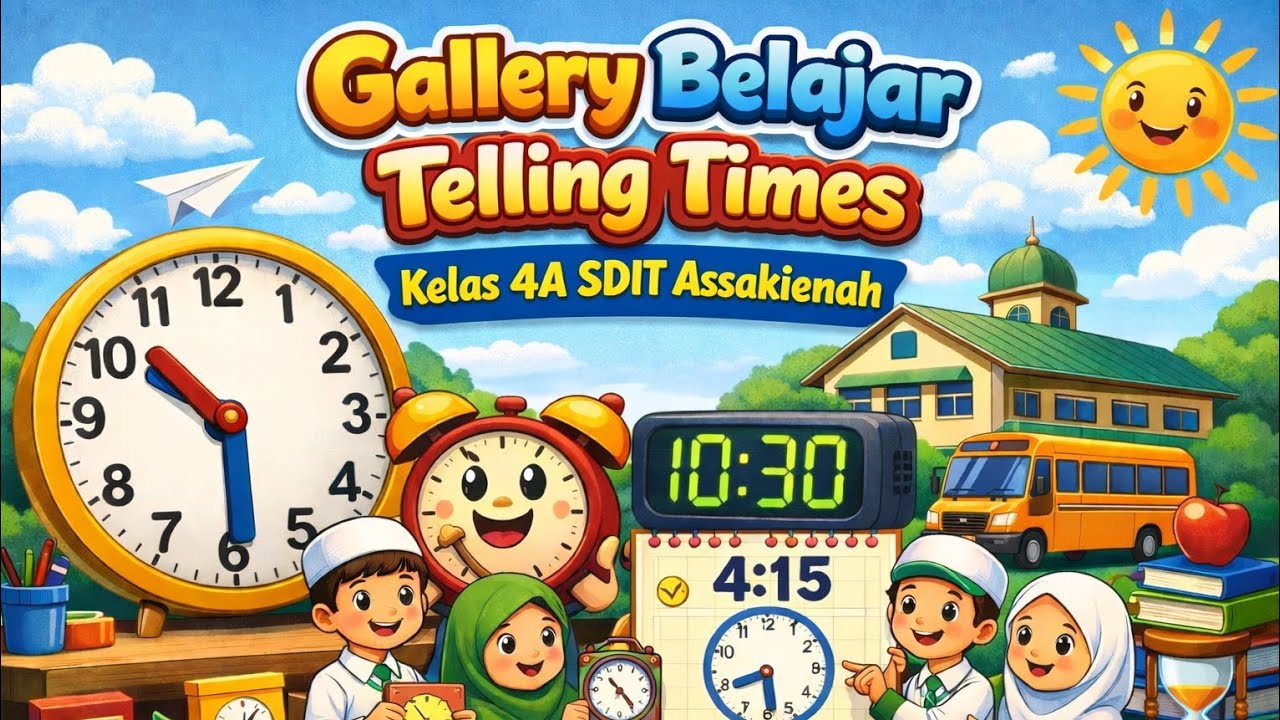 Gallery Belajar Telling Times Part II Kelas 4A 25.26