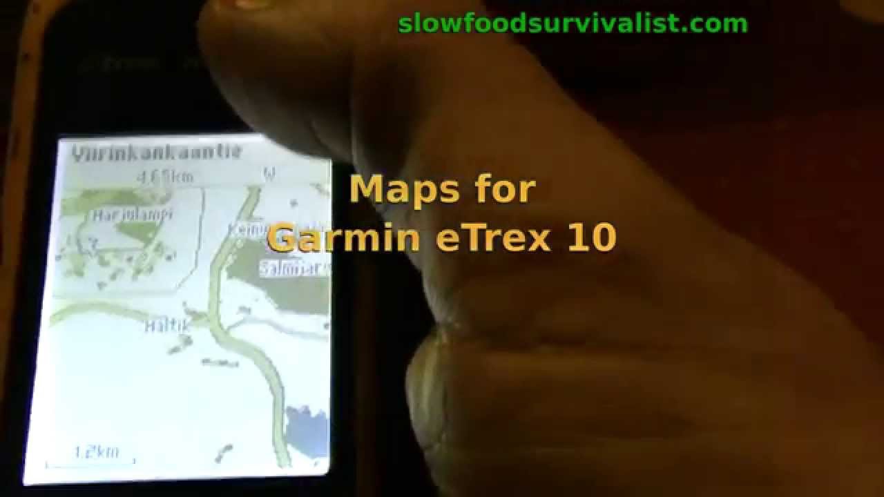 Free Maps for Garmin eTrex 10
