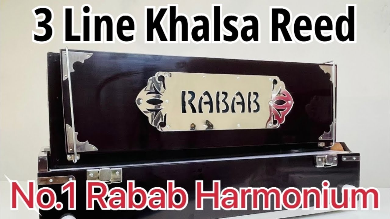 Rabab 3 Line Harmonium Khalsa Reed Premium Sound Indian no.1 Rabab cash on delivery M .917589313913