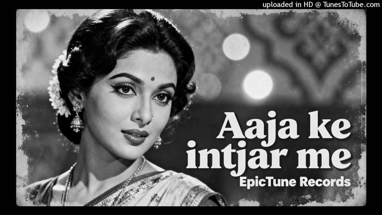 Aaja Ke Intezar Main  _ Old Hindi Romantic Song _ Heart Touching 60s-70s Vibe Love Song_128K)