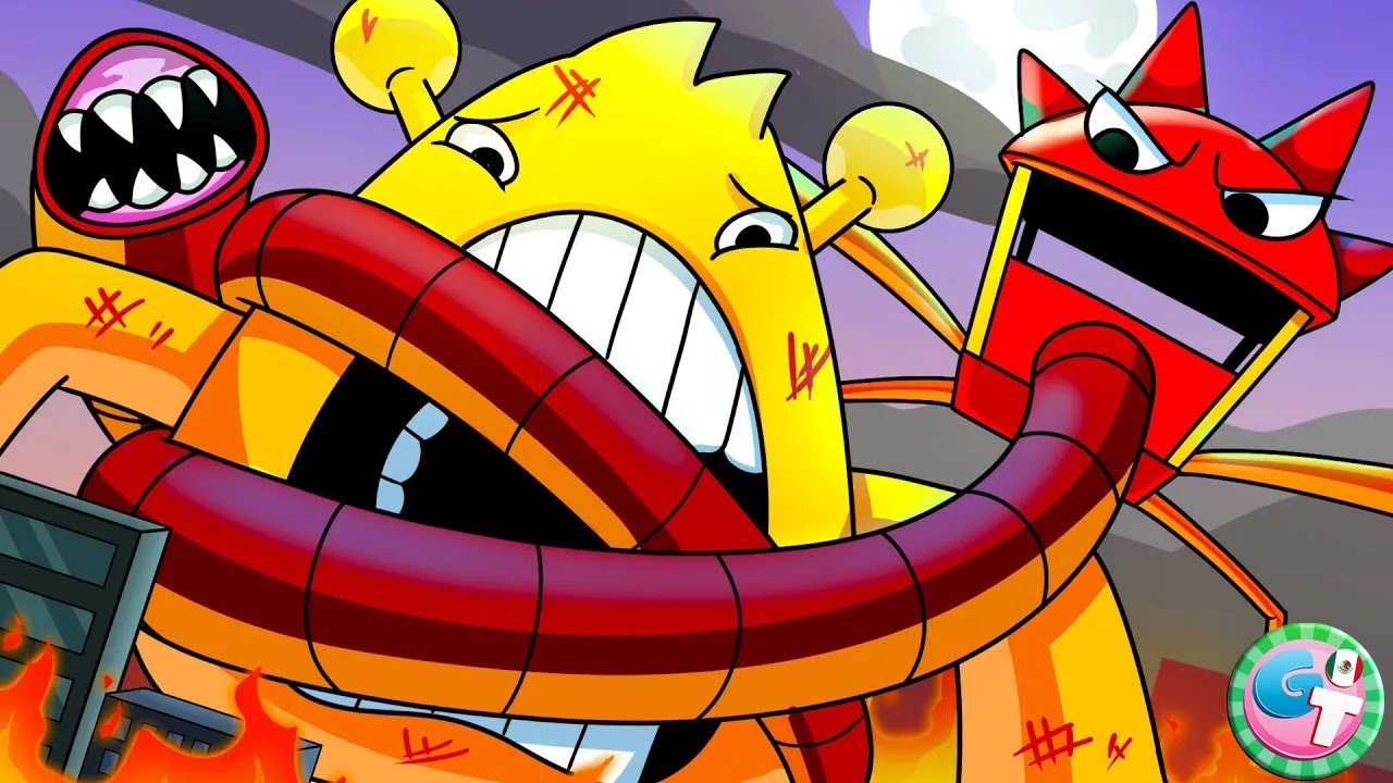 ¡EL DEVORA SPRUNKIS vs. TOBOGÁN DEVORADOR! (Animación)