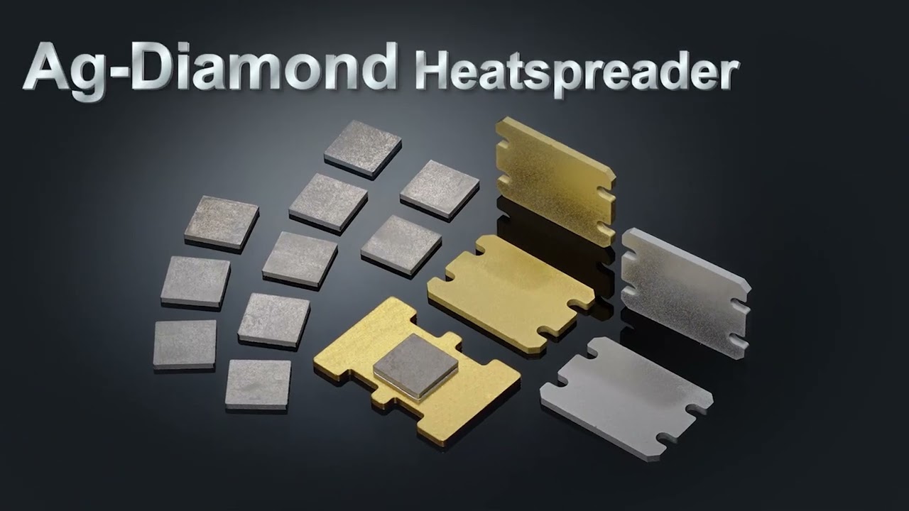Heatspreaders for GaN Devices