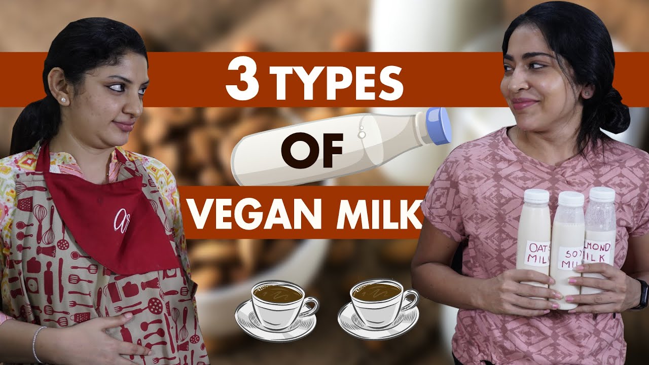 Home Made Vegan Milks Recipe 🥛☕️ | Stay Fit with Ramya