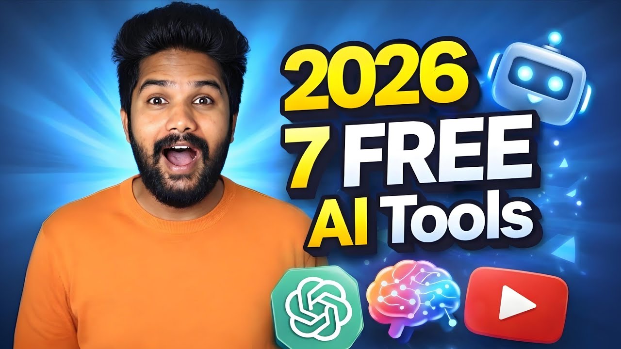 👉 2026 FREE AI Tools 🔥 Students, Creators & Business | Tamil Explanation